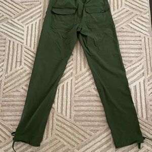 Olive Green Cargo Pants - Women's Utility Style